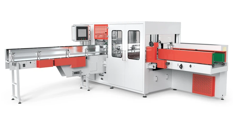 Szalvéta csomagoló gép